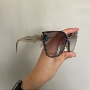 PRADA Used Sunglasses Translucent Light Brown PRI6TS VIT400